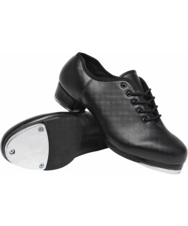 Child Jazz Tap Shoes Split Sole for Boys and Girls (Toddler/Little Kid/Big Kid) - Size 1.5 Little Kid, Black - Buy Online on GoSupps.com