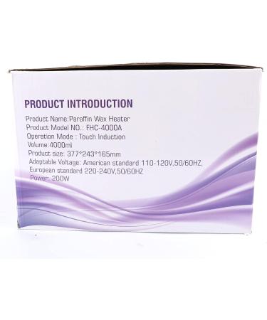Ayitoo 4L Electric Paraffin Bath for Hands & Feet | LED Display Accessories & 1350g Wax - Relax & Rejuvenate at Home - Buy Online on GoSupps.com