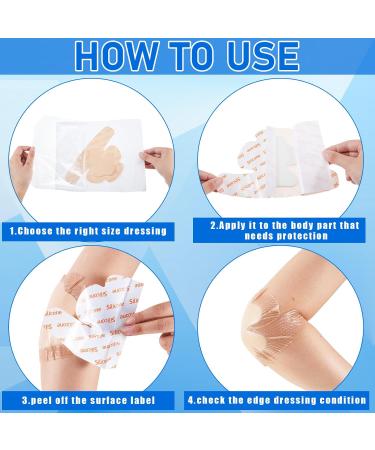Timgle 10 Pcs Bordered Silicone Adhesive Foam Dressing - High Absorbency Wound Bandages for Heel Elbow Wrist & Foot Care - Beige - Buy Online on GoSupps.com
