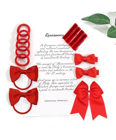 Shop Mufekum 22-Piece Red Hair Loop Set for Girls | Elastic Clips & Headbands | Stylish Hair Accessories Fast International Shipping! - Buy Online on GoSupps.com