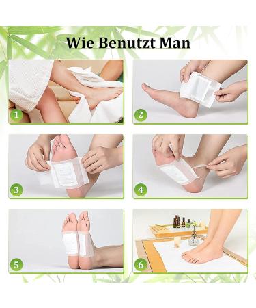 Foot Detoxification Pads for Deep Sleep & Stress Relief | 100% Natural 20 Piece Set - Buy Online on GoSupps.com