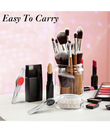 2Pcs Tweezers Eyebrow Stainless Steel Precision Eyebrow Tweezers Hair Tweezer Set for Women Men (Black&Red) - Buy Online on GoSupps.com