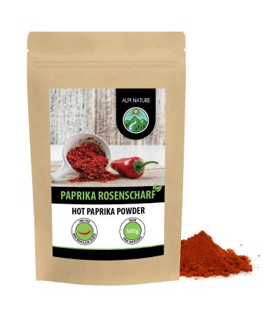 Hot paprika (500g) ground hot paprika hot paprika powder in resealable packaging 500 GR