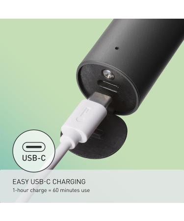 Buy Panasonic Electric Razor for Men - Wet Dry Shaver with 3-Blade System Ergonomic Handle & USB-C Charging - ES-RM3B-K Black | International Shipping Available - Buy Online on GoSupps.com