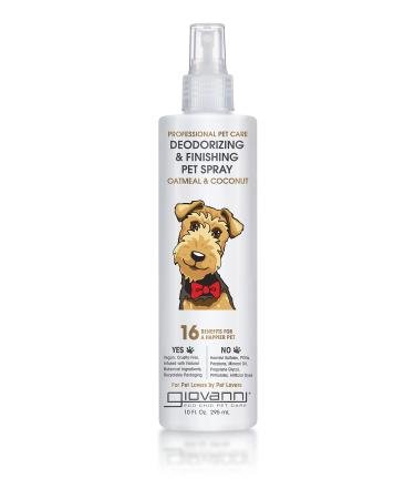Giovanni Professional Pet Care Deodorizing & Finishing Pet Spray Oatmeal & Coconut 10 fl oz (295 ml)