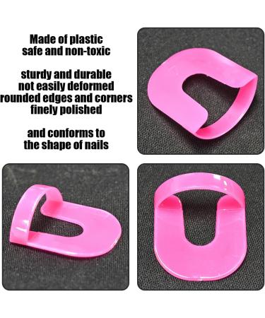 26 Pieces Nail Art Anti-Spill Clips Anti-Spill Glue Manicure Tools Nail Polish Application Aid Anti-Spill Model Nail Painting Template Diy Manicure Accessories - Buy Online on GoSupps.com