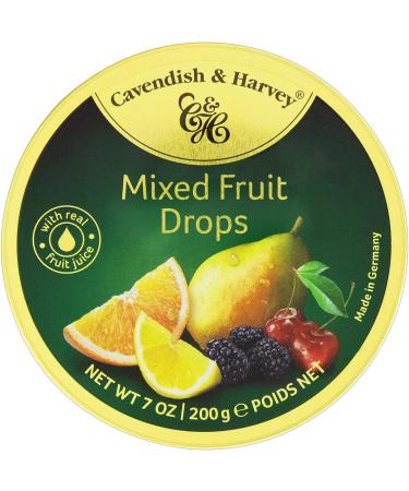 Cavendish & Harvey Mixed Fruit Drops Tin - Buy Online on GoSupps.com