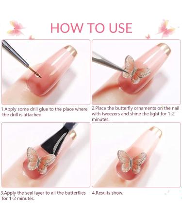 NICENEEDED 3D Boxed Metal Alloy Nail Charms Metallic Braid Rivets Nail Studs with Gold Caviar Beads Multiple Shapes Nail Decorations for Manicure Design DIY Craft - Buy Online on GoSupps.com