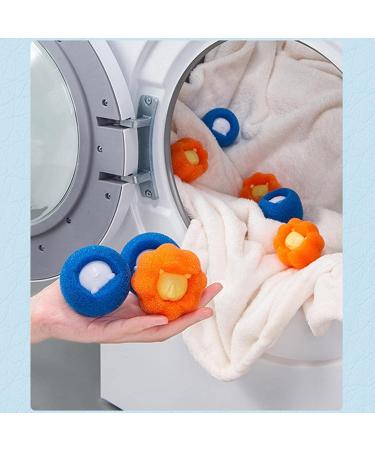 Bombki 6pcs Washing Balls Set Anti-Entangle Laundry Ball Reusable Eco-Friendly laundry Bal Laundry Balls for Hair Removal Anti-Static Fabric Softener Washer Balls (Orange) - Buy Online on GoSupps.com