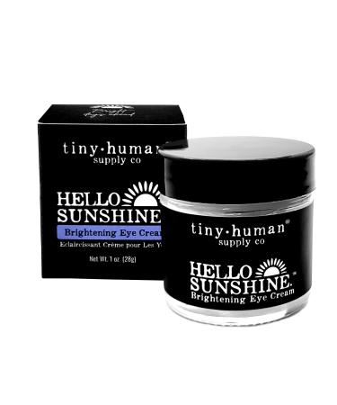 Tiny Human Supply Co Hello Sunshine Brightening Eye Cream  for puffy eyes  fine lines and wrinkles  natural anti-aging ingredients
