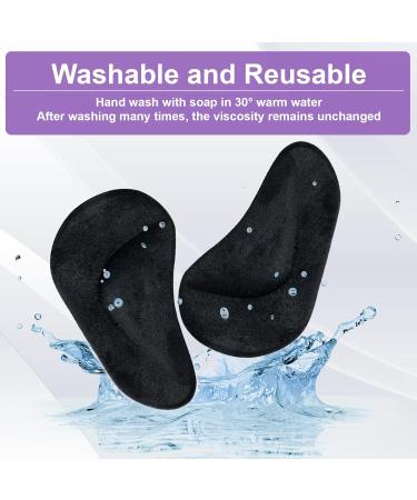 Gel Arch Support Pads - Plantar Fasciitis Shoe Inserts | 6 Pairs Adhesive High Arch Cushions for Foot Pain Relief - Unisex, One Size (Black) - Buy Online on GoSupps.com
