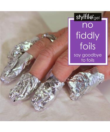 STYLFILE Gel Nail Polish Remover Clips Original - Acetone Soak-Off Clip UV Gel Shellac Varnish Removal Set - Buy Online on GoSupps.com