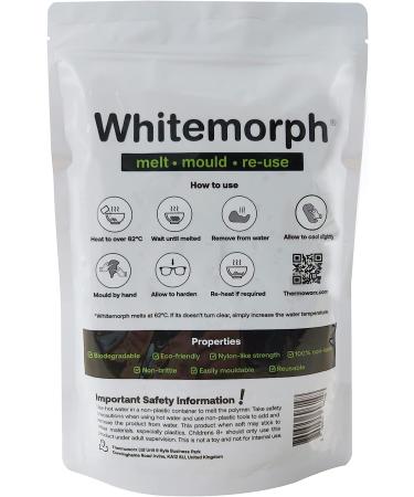 Thermoworx Whitemorph 2.2lb Hand Moldable Bioplastic - Melt, Mold, and Reuse - Buy Online on GoSupps.com