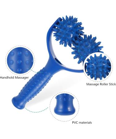 Coheali Spiky Massage Roller Stick - Silicon Manual Pressure Point Muscle Massager | International Shipping Available - Buy Online on GoSupps.com