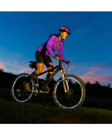 Waybelive 2 Pack LED Bike Wheel Light - Remote Control Tire LED Light | 16 Color Change | Waterproof & Super Bright | Ideal for Night Riding | Great Gift for Kids (2 Tires) - Buy Online on GoSupps.com