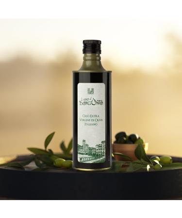  Borgunto Borgunto Italian Extra Virgin Olive Oil 6x500ml - 100% Italian Olives Cold Extracted Leccino Frantoiano Moraiolo Made in Italy - Buy Online on GoSupps.com