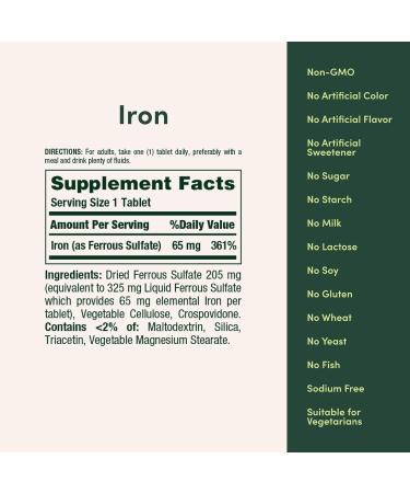 Nature's Bounty Energy & Vitality Bundle: Vitamin B12 1000 Mcg Supplements (200 Count) for Energy Metabolism + Iron 65 Mg Tablets (100 Count) for Cellular Energy & Red Blood Cell Support - Buy Online on GoSupps.com