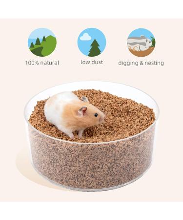 Nitangel Natural Coconut Hamster Litter | Eco-Friendly Pet Litter for Dwarf Hamsters Gerbils Mice & Small Animals (OAK Granula 2-3mm) - International Shipping - Buy Online on GoSupps.com