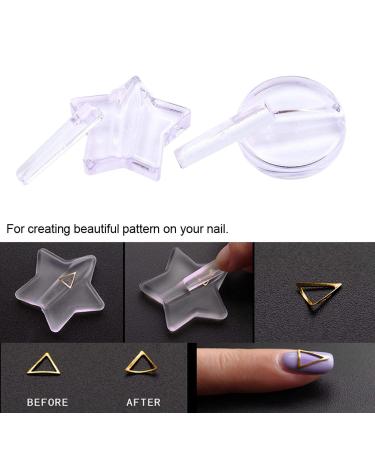 Professional Nail Forms - 2 Pieces Embossed Nail Forms for Perfect Home Manicure - Buy Online on GoSupps.com