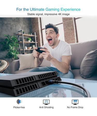 C ble HDMI haute vitesse BlueRigger avec prise Ethernet 2 m tres (6.6 pieds) - 2 PACK - Compatible avec la 3D et le retour audio derni re version  - Buy Online on GoSupps.com