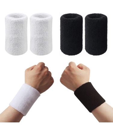 Niuhong 4 Pcs Stretchy Bracelet Welding Tapes - Comfortable & Breathable Cotton Bands for Fitness Running & Ball Games - Flexible Wristband Equipment - Buy Online on GoSupps.com