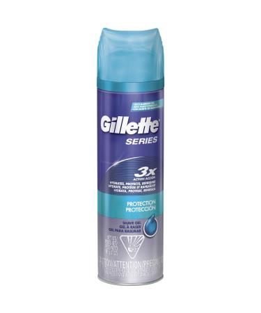Gillette Series 3X Action Shave Gel Protection 7 Ounce