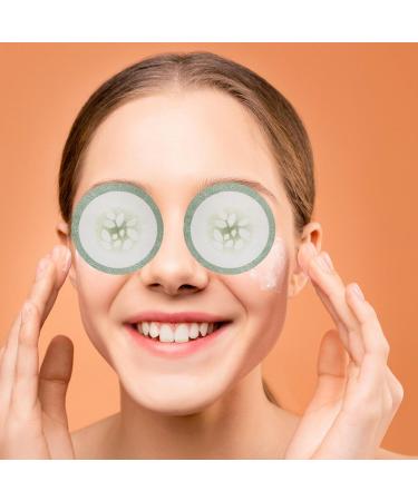 Ipetboom 100pcs Cucumber Eye Care Masks - Moisturizing Makeup Remover Pads - Breathable Cotton Eye Patches for Spa & Salon Use - International Shipping Available - Buy Online on GoSupps.com