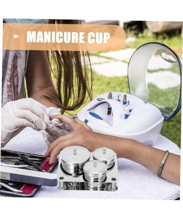 Magiclulu Nail Liquid Cup - 2pcs 13x11cm Nail Art Bowl with Lid for Manicure & Skin Care | Premium Nail Accessories - Buy Online on GoSupps.com
