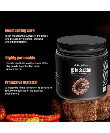 Leather Conditioner | 120g Wooden Finish Restorer Cream - Wooden Finish Restorer Cream Leather Conditioner and Cleaner for Stone Carvings White - Buy Online on GoSupps.com