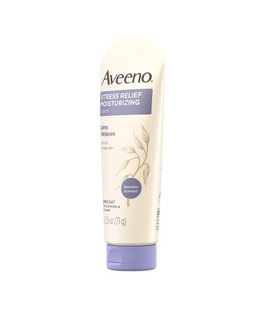 Aveeno Stress Relief Moisturizing Lotion with Lavender - 2.5 oz (71 g) | Soothing Hydration & Skin Care - Buy Online on GoSupps.com