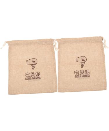 Healeved 4 Pcs Hair Blow Dryer Bag Hair Dryer Fabric Bag Hair Dryer Storage Bags Drawstring Bag Cloth - Buy Online on GoSupps.com