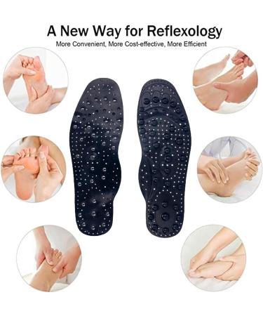 Yarpiany Acupressure Magnetic Massage Insoles for Women - Foot Therapy Pain Relief Shoe Inserts with 68 Magnets - Buy Online on GoSupps.com