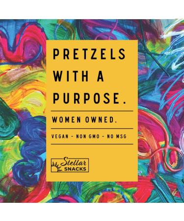 Stellar Pretzel Braids 5oz (Pack of 6) - Vegan Butter Pretzels Non-GMO Woman-Owned by Stellar Snacks - Buy Online on GoSupps.com
