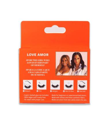 LUNA MAGIC Love Amor Faux Mink Wispy Lashes - 3 Pack | Reusable & Lightweight - Buy Online on GoSupps.com