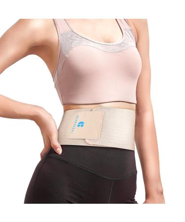 Heerteteaj umbilical broken bandage & inguinal hernia bandage as a belly bandage.Belly belt for navel hernia.Bentbruch Bandage |Hernie belly belt for women & men (l) l 1 - Buy Online on GoSupps.com