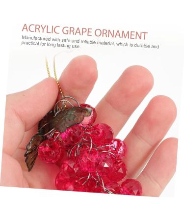 Zerodeko 8 Pcs Acrylic Grape Cluster Hanging Ornaments Gifts for Stocking Stuffers Christmas Sto Faux Fruit Props Artificial Fruit Grapes Christmas Beaded Grape Ornament Celebration Prop Assorted Colorx2pcs 20.5x5cmx2pcs - Buy Online on GoSupps.com