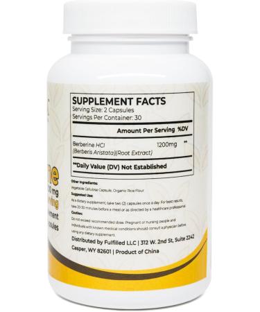 Vireva Berberine 1200 High-Potency Plant-Based Formula for Metabolic Optimization Cellular Vitality & Whole-Body Wellness 60 Vegan Capsules Clean Non-GMO Premium Grade - Buy Online on GoSupps.com