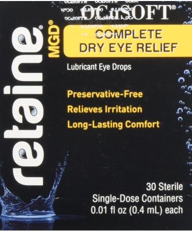 Retaine MGD Ophthalmic Emulsion Preservative-Free Eye Drops, 3 Count