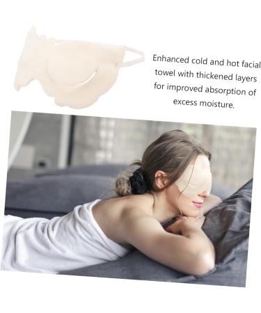 minkissy Portable Facial Steam Towel Eye Mask Thick Soft Cold Hot Compress For Skin Care - Buy Online on GoSupps.com