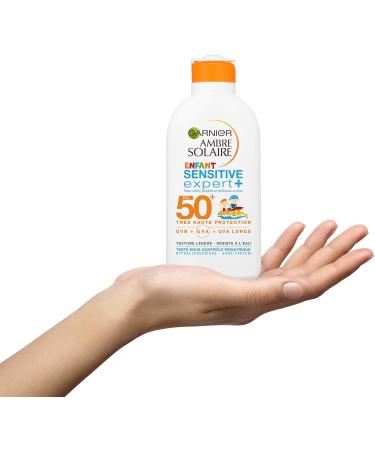 Garnier Ambre Solaire Resisto Children's Milk SPF 50+ 200 ml - Pack of 2 - Buy Online on GoSupps.com