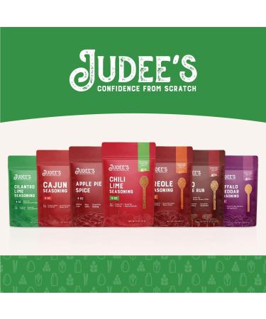 Judee's Cilantro Lime Seasoning 4 oz - Fresh Cilantro and Lime with Flavorful Spices - 100% Non-GMO Gluten Free and Nut Free - Great for Cooking Salad Dressings Dips Spices and Seasonings - Buy Online on GoSupps.com