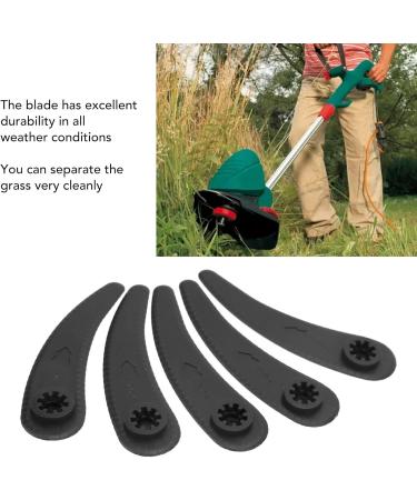 Lawn Mower Blades 25PCS Flexible Durable Fast Cutting Lawnmower Trimmer Blades for Courtyard (Black) - Buy Online on GoSupps.com