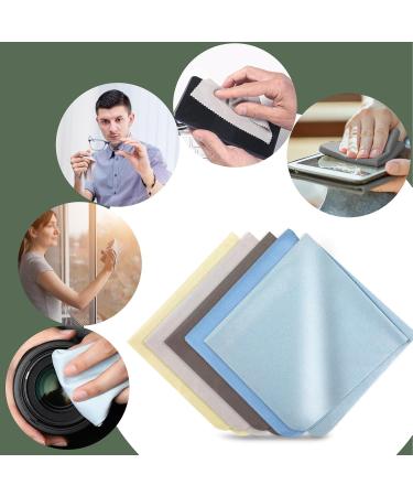 Extra Large Microfiber Cleaning Cloths - 12x12 Inch Reusable Eyeglass Cleaner for Glasses & Lenses (Color C) - International Shipping Available - Buy Online on GoSupps.com
