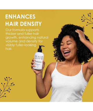 Chelle's Haute Seat Hair Growth Shampoo & Conditioner | Moisturizing Plant-Based Cruelty-Free DHT Blocker for Thicker Hair | Reduce Shedding & Strengthen Hair - Buy Online on GoSupps.com
