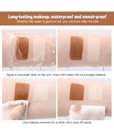 Mimore Contouring Stick - Dual-Ended Contour & Concealer Pencil with Brush | Creamy Texture for All Skin Types | Natural Color #2 - Buy Online on GoSupps.com