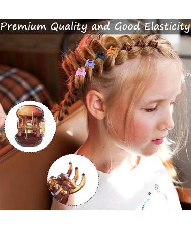 48 Pcs Small Mini Hair Claw Clips Hair Clamps - Assorted Colors for Women and Girls - Buy Online on GoSupps.com