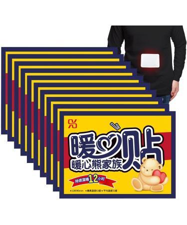 Body Warmers with Adhesive | Long-Lasting Warming Winter Body Foot Patch | Large Heating Pads with Adhesive Warm Heart Bear Warm Stickers (13*10) - Buy Online on GoSupps.com