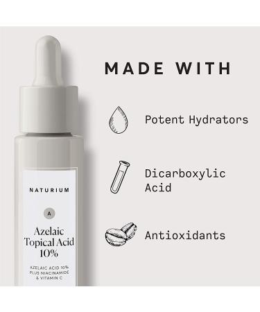 Naturium Azelaic Acid 10% with Niacinamide & Vitamin C - Dark Spot Remover - 1 oz - Buy Online on GoSupps.com