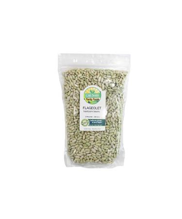 Green Flageolet Heirloom Beans Non GMO 2 POUNDS Known as the Caviar of Beans
