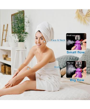 FacieFancy Nano Facial Mister - Strong Fine Mist - Adjustable Flow - Portable Mini Sprayer - Purple - Buy Online on GoSupps.com